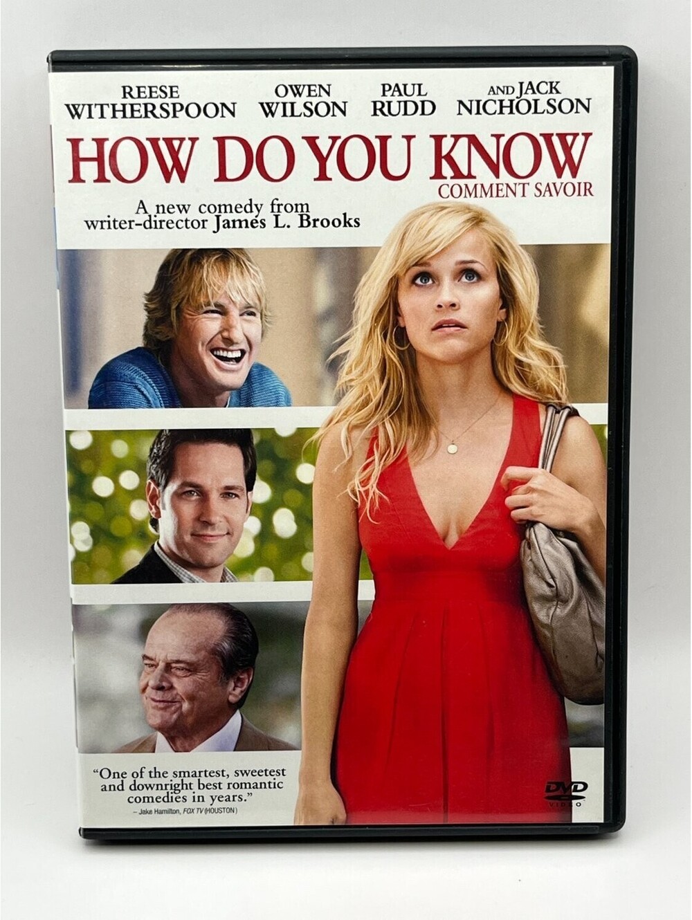 How Do You Know DVD Widescreen Reese Witherspoon Comedy James L. Brooks